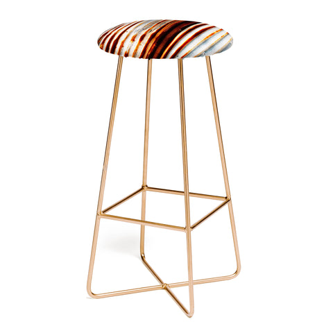 Caleb Troy Rusted Lines Bar Stool