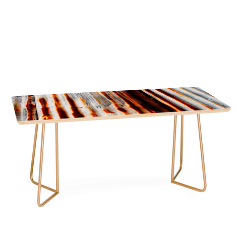 Caleb Troy Rusted Lines Coffee Table