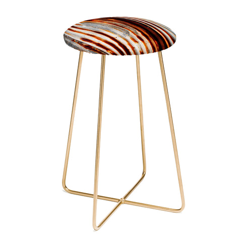 Caleb Troy Rusted Lines Counter Stool