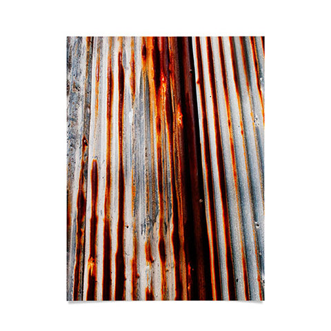 Caleb Troy Rusted Lines Poster