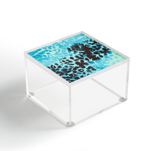 Caleb Troy Snow Leopard Acrylic Box