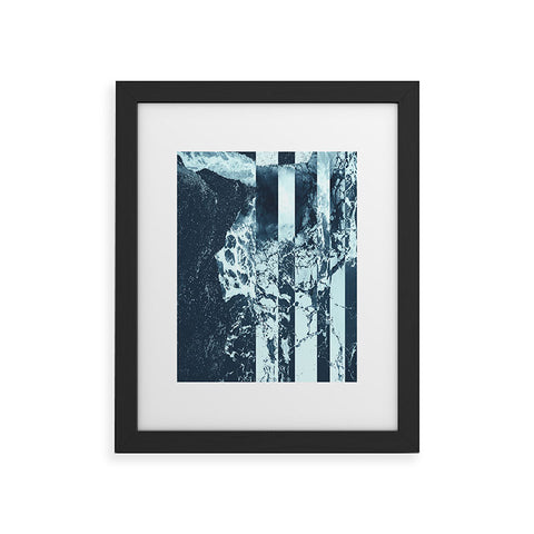 Caleb Troy Swell Zone Spatter Framed Art Print