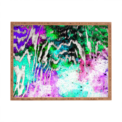 Caleb Troy Techno Zebra Stars 1 Rectangular Tray