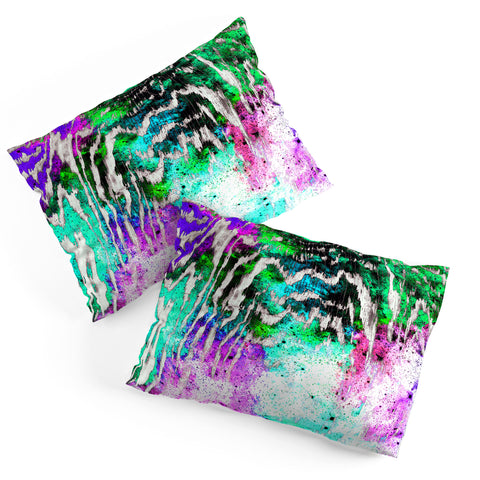 Caleb Troy Techno Zebra Stars 1 Pillow Shams