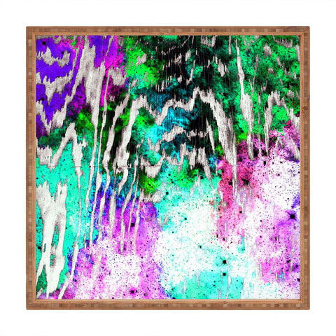 Caleb Troy Techno Zebra Stars 1 Square Tray