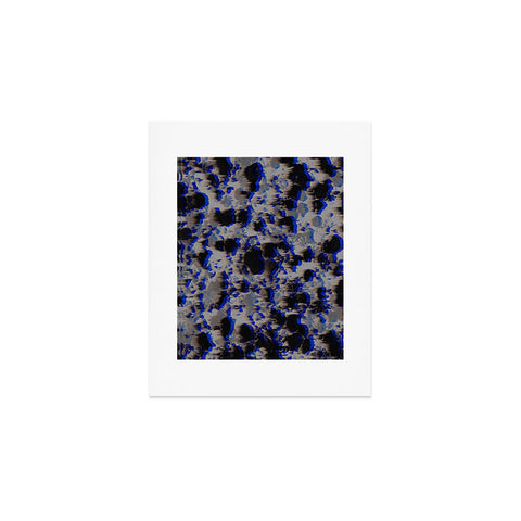Caleb Troy Tossed Boulders Blue Art Print