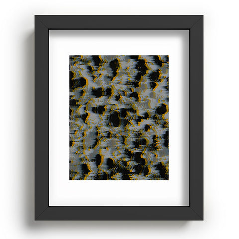 Caleb Troy Tossed Boulders Yellow Recessed Framing Rectangle