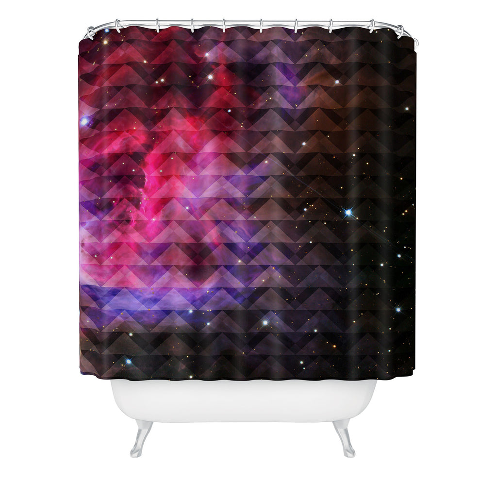 Sunset Tribal Burst Shower Curtain NCU0NTV903