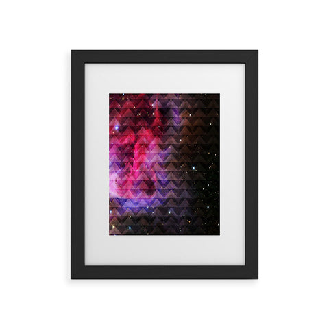 Caleb Troy Tribal Galaxy Elevator Framed Art Print