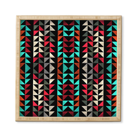Caleb Troy Volted Triangles 02 Framed Wall Art