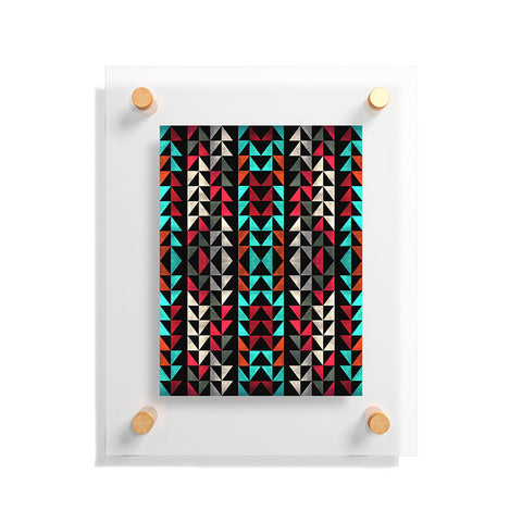 Caleb Troy Volted Triangles 02 Floating Acrylic Print