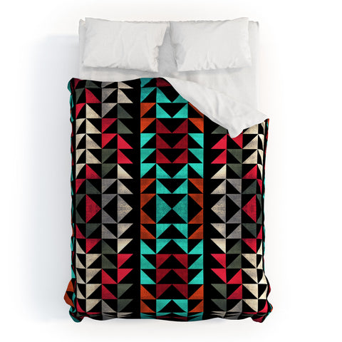 Caleb Troy Volted Triangles 02 Duvet Cover