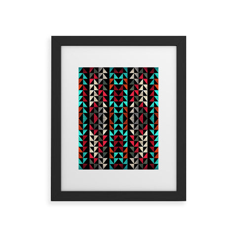 Caleb Troy Volted Triangles 02 Framed Art Print