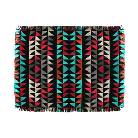 Caleb Troy Volted Triangles 02 Throw Blanket