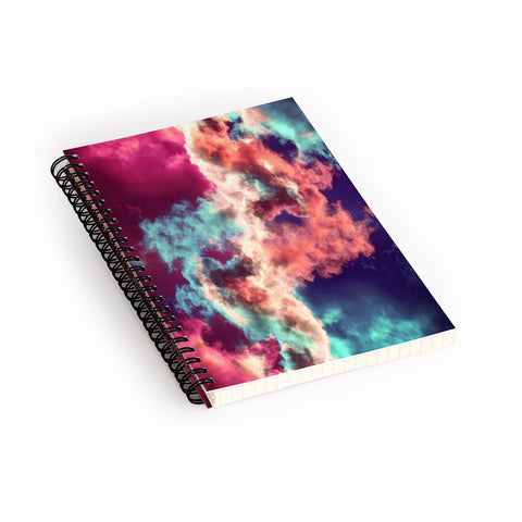 Caleb Troy Yin Yang Painted Clouds Spiral Notebook