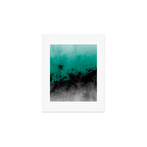 Caleb Troy Zero Visibility Emerald Art Print