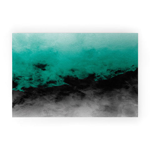 Caleb Troy Zero Visibility Emerald Welcome Mat