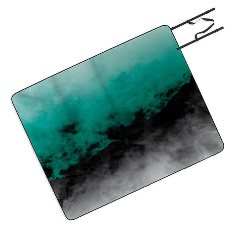 Caleb Troy Zero Visibility Emerald Picnic Blanket