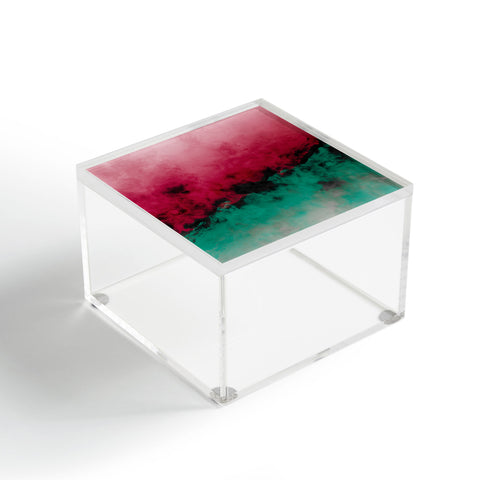 Caleb Troy Zero Visibility Poinsettia Ombre Acrylic Box