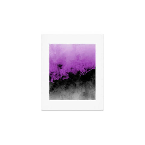 Caleb Troy Zero Visibility Radiant Orchid Art Print