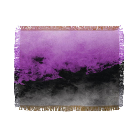Caleb Troy Zero Visibility Radiant Orchid Throw Blanket
