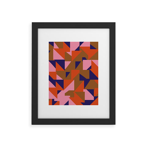 Caligrafica Atus Framed Art Print