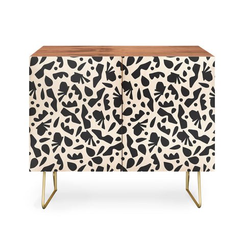 Caligrafica Happy Things Black and White Credenza