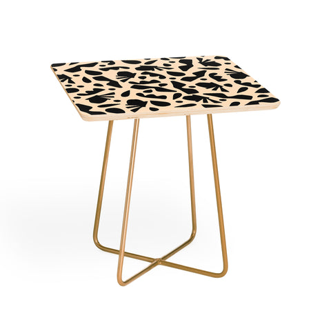 Caligrafica Happy Things Black and White Side Table