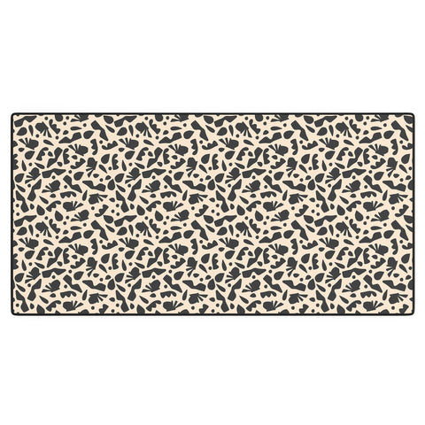 Caligrafica Happy Things Black and White Desk Mat