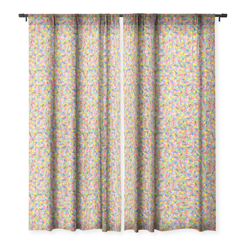 Caligrafica Sprinkles Sheer Window Curtain