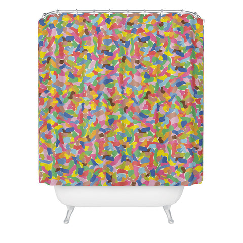 Caligrafica Sprinkles Shower Curtain