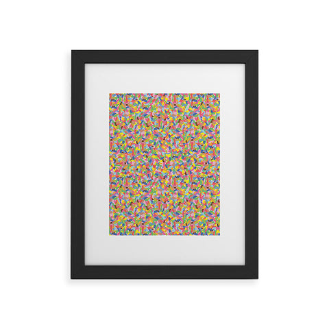 Caligrafica Sprinkles Framed Art Print