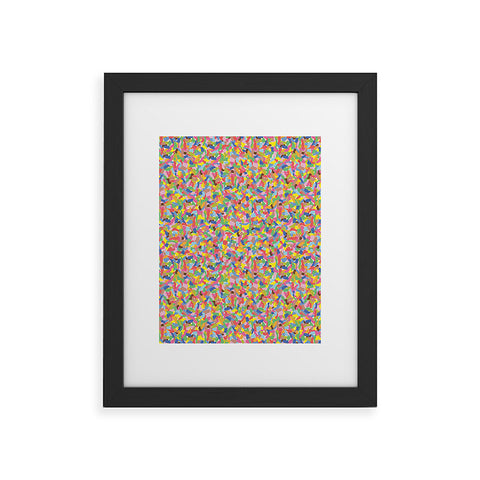 Caligrafica Sprinkles Framed Art Print