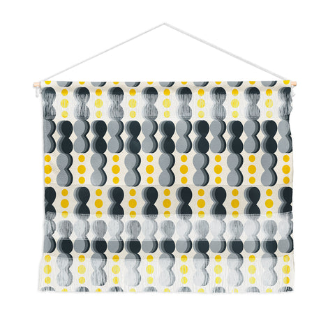 Caligrafica Uende Grayellow Wall Hanging Landscape