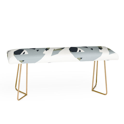 Camilla Foss Abstract Sealife Bench
