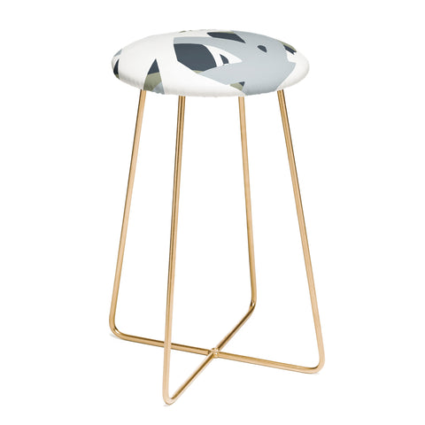 Camilla Foss Abstract Sealife Counter Stool