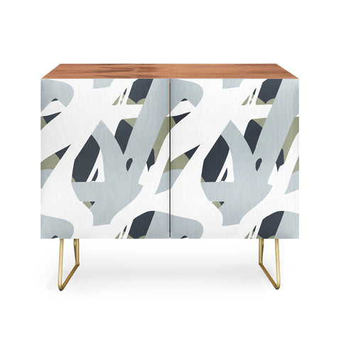 Camilla Foss Abstract Sealife Credenza