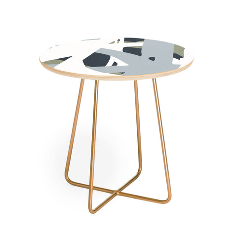 Camilla Foss Abstract Sealife Round Side Table