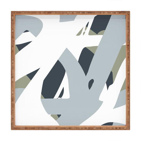 Camilla Foss Abstract Sealife Square Tray