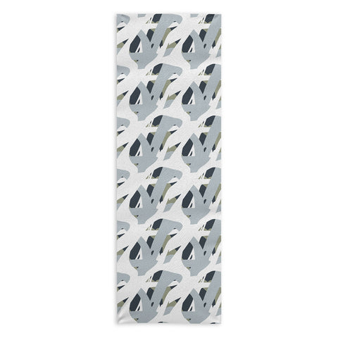 Camilla Foss Abstract Sealife Yoga Towel
