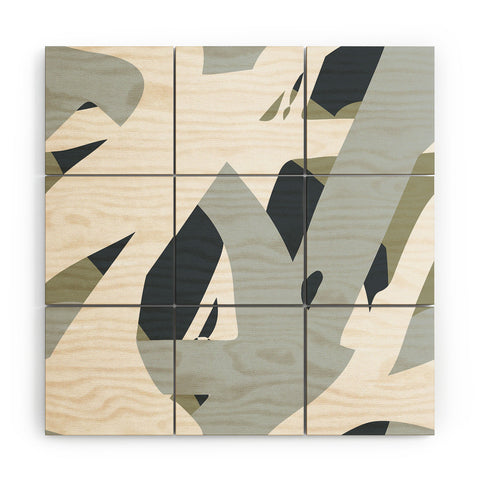 Camilla Foss Abstract Sealife Wood Wall Mural