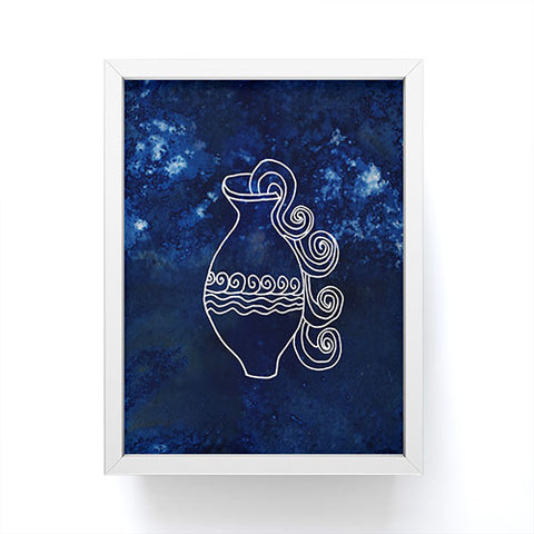 Camilla Foss Astro Aquarius Framed Mini Art Print