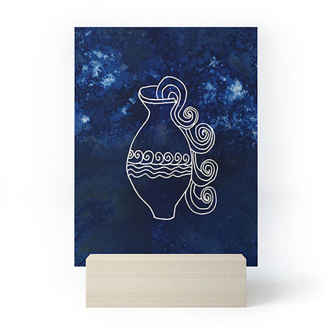 Camilla Foss Astro Aquarius Mini Art Print