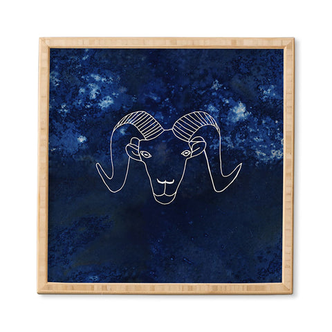 Camilla Foss Astro Aries Framed Wall Art