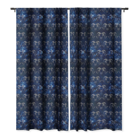 Camilla Foss Astro Aries Blackout Window Curtain