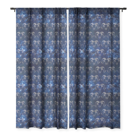 Camilla Foss Astro Aries Sheer Window Curtain