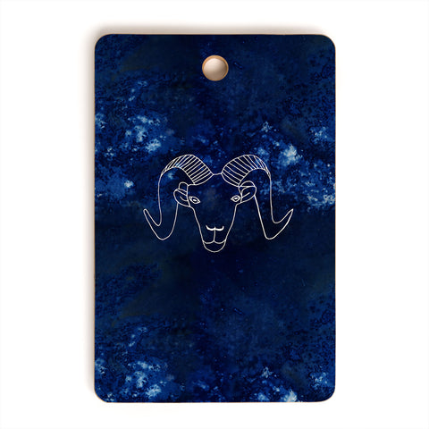 Camilla Foss Astro Aries Cutting Board Rectangle