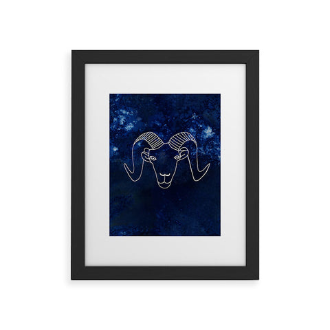 Camilla Foss Astro Aries Framed Art Print