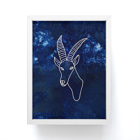 Camilla Foss Astro Capricorn Framed Mini Art Print