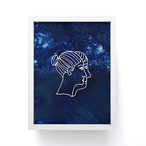 Camilla Foss Astro Gemini Framed Mini Art Print